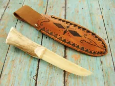 HAND MADE STAG FULLER MOUNTAIN MAN NATIVE TRADE HUNTING KNIFE KNIVES TOOLS