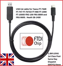 USB CAT Control Cable Yaesu FT736R FT747 FT767 FT980 FT1000 FT1000D FRG 100 8800