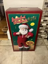 Rock Santa Collectibles Jingle Bell Rock Animated Santa Claus 1998 1st Edition