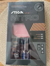 STIGA Nitro Table Tennis Racket Red Premium Quality For Tournament Play