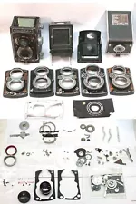 Rolleiflex Twin Lens Reflex Camera "Used Parts Inventory" - See Photos