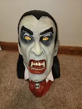 Illusive Concepts Dracula Mask 1996 Vintage Halloween Costume Mask Paper Magic