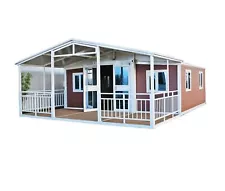 neW Mobile Home 40ftx16ft 2to4bedrooms PrefabContainer Expandable House for Sale