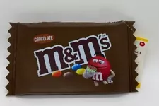 M&M's Mars Brown Milk Chocolate Bag Pouch NWT