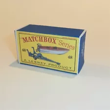 Matchbox Lesney 48 b Sports Boat & Trailer Repro Empty D Style Box