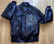 AUTHENTIC PELLE PELLE STUDDED LIMITED EDITION LEATHER JACKET ALL OVER STUDS 12