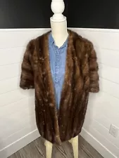 Vintage Brown Fur Stole