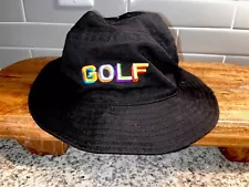 Golf Adult Unisex Beach Bucket Hat Black S/M Mint