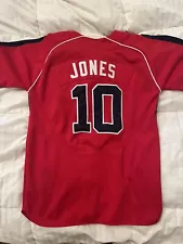 Chipper Jones Nike Atlanta Braves Jersey Size Large (Fits Like Medium)