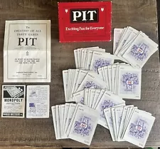 Vintage 1919 PIT Card Game-Parker Brothers-Complete