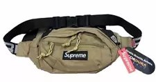 Supreme Waist Bag Fanny Pack SS18 NWT Cordura Messenger Shoulder Bag Beige Black