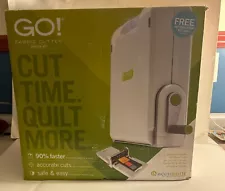 AccuQuilt Go! Fabric Cutter Machine with 3 mats and 11 dies. Never Been Used