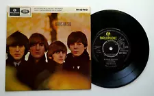 THE BEATLES EP ' BEATLES FOR SALE ' WITH S.I.U.K. 1964 - EX + +