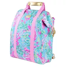 Lilly Pulitzer Insulted Cooler Backpack for Picnics, Beach, Hike Best Fishes NWT