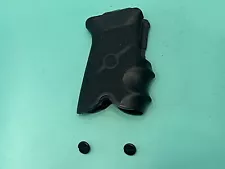 USED HOGUE RUGER P89 BLACK RUBBER GRIPS P85 WRAP AROUND GRIP 2 SCREWS P90