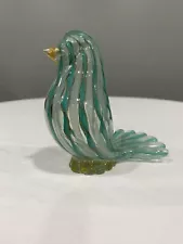 Fratelli Toso Murano Glass Bird