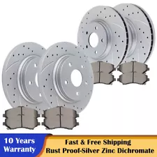 Front Rear Brake Rotors and Pads for 08-11 Chrysler TOWN&COUNTRY Journey Grand (For: Chrysler Town & Country)