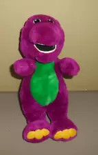 Vintage Barney 1992 Dinosaur Plush 12” Lyons Group Stuffed Animal Purple Green