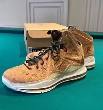 Size 9.5 - Nike LeBron 10 EXT QS Cork