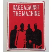 Rage Against the Machine~Embroidered PATCH~3 1/2" x 2 3/4"~Iron Sew~Ships FREE