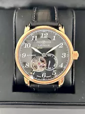 Zeppelin LZ127 Automatic watch Rose Gold/Black dial