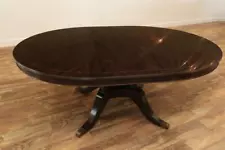 round mahogany dining table for sale