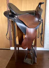 Synergist High Quality Western/Endurance Trail Saddle 15” Seat Wide Tree VGC!