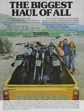 1974 Toyota Long Bed 2000 Ad Pickup Truck Vintage Magazine Advertisement Yamaha