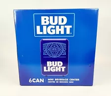 Bud Light Mini Fridge 6 Can Beverage Cooler Portable Compact MIS137BULT-6COM NEW