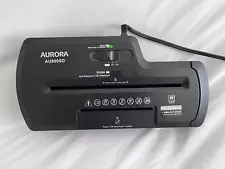 Aurora AU800SD Strip-Cut Paper Shredder, Used