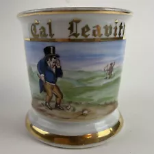 OCCUPATIONAL SHAVING MUG OLD TYME GOLFER