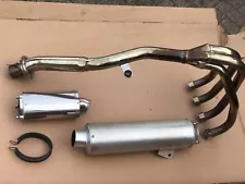 Kawasaki ZRX 1100 Stainless Steel Exhaust with std silencer and A16 oval stubby