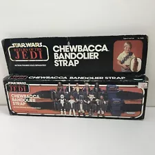 Star Wars Chewbacca Bandolier Action Figure Holder Vintage 1983 New In Box