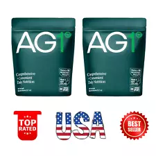 2 Pack Athletic Greens AG1, Whole Food Sourced All in One Greens Supplement