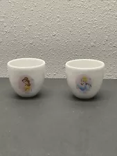 Disney 2008 Ceramic Tea Party Cups Cinderella/Belle