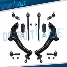 10pc Front Lower Control Arms + Tie Rods + Sway Bars for 2001-2006 Nissan Sentra