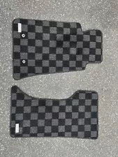 P2M Checkered Flag Race Carpet Floor Mats Set for Mazda Miata NC 06-15