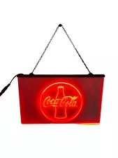 COCA COLA LED NEON RED LIGHT SIGN 7x11.5