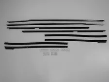 65 66 Buick Electra 225 Convertible Window Sweeper Weatherstrip Felt Kit 8 pc (For: 1965 Buick Electra)