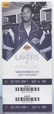 Lakers vs. Pacers 11/29/15 Full Game Ticket Kobe Bryant Retirement 052324MGL3-A