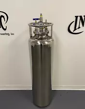 150 lb Stainless Steel Solvent Delivery / Recovery Tank - Butane - INTEC