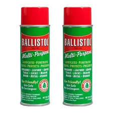 2 Pack Ballistol 6 oz Multi-Purpose Oil Lubricant Cleaner and Protectant