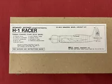 Bell Model Aircraft Hughes H-1 Racer Balsa Kit BMAK-04 - 20" Span