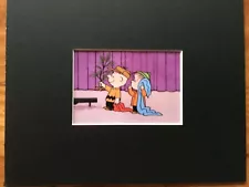 CHARLIE BROWN & LINUS~PEANUTS~8 x 10 Mat Print~SECURITY BLANKET~TREE & KEYBOARDS