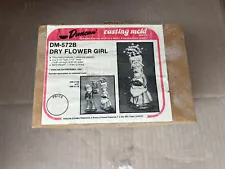 Never Used Vintage Duncan Ceramic “flower Girl” Casting Mold DM-572B (489)