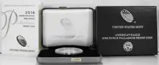 2018-W 1 Ounce Proof Palladium Eagle Original Mint Packaging w/Capsule - No Coin