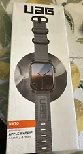 UAG Apple Watch NATO strap /Military GREY for 42,44 mm Watches.See Pics.