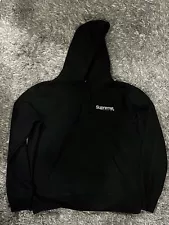 SUPREME 23SS Worldwide Hooded Sweatshirt Pullover Hoodie Black Used Small