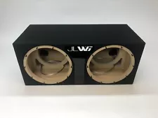 JL Audio 12W6v3 dual sealed sub box SPECIAL EDITION with black plexi logo