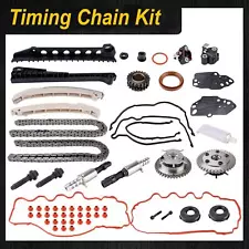 Timing Chain Kit+Cam Phasers+VVT Valves For 5.4L Triton 3V Ford F150 Lincoln